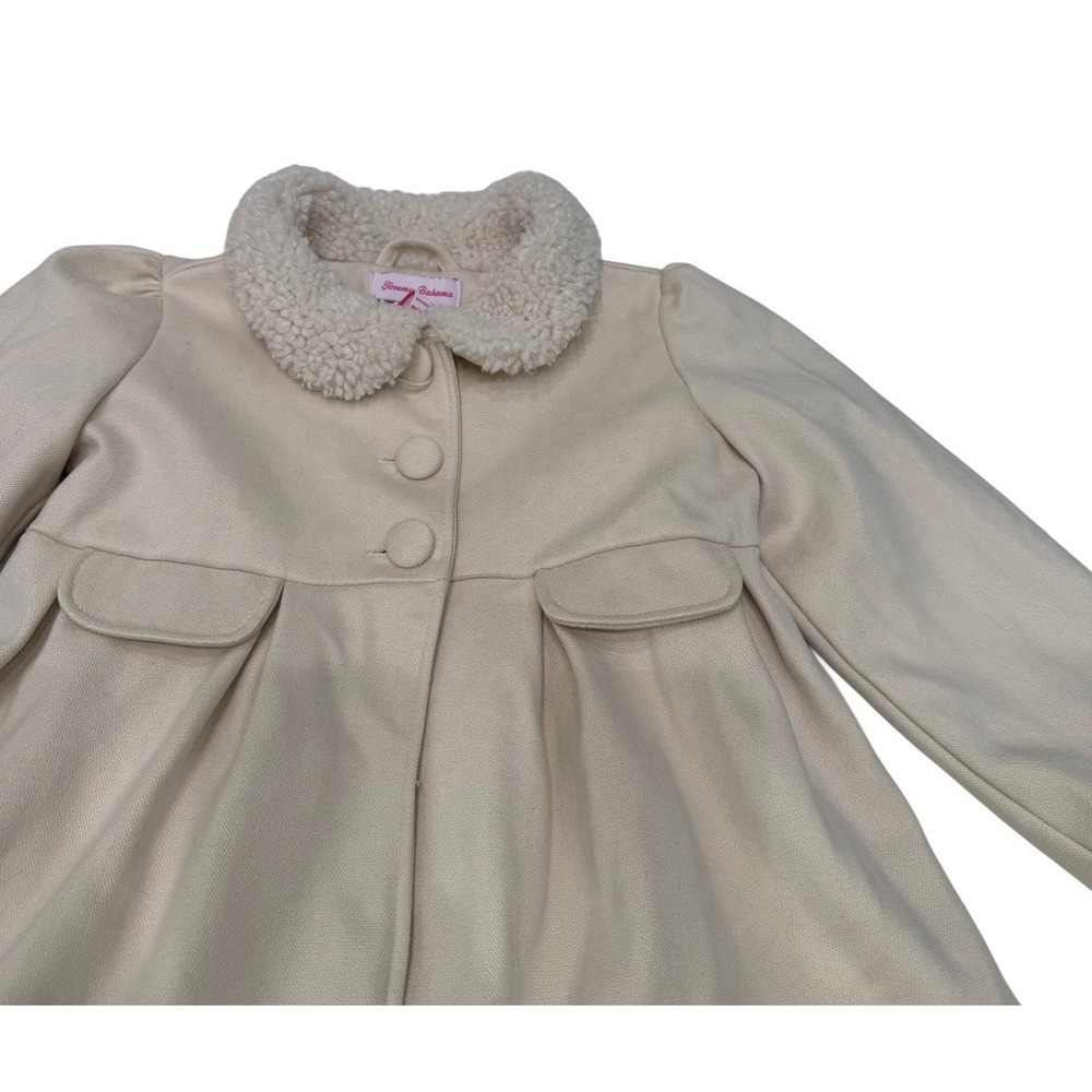 Tommy Bahama Girl Dress Outerwear Coat Cream Color Size 4T